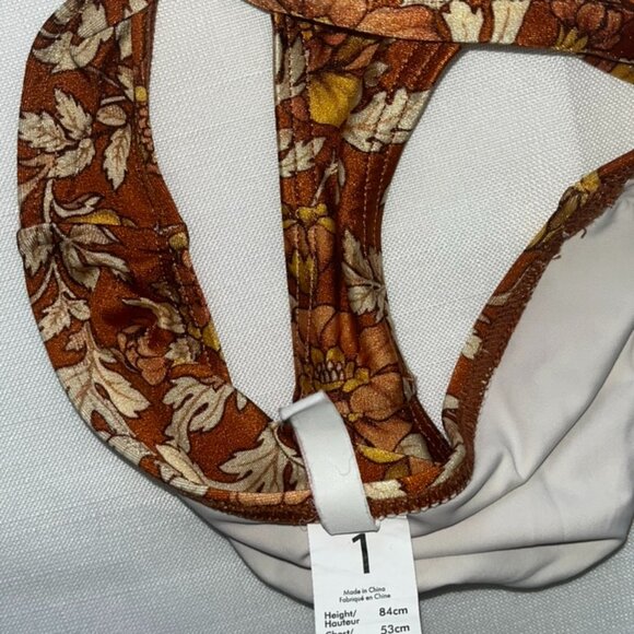 ZIMMERMANN Kids' Andie Frill Two-piece Swimsuit In Orange Size 1 - Picture 6 of 6